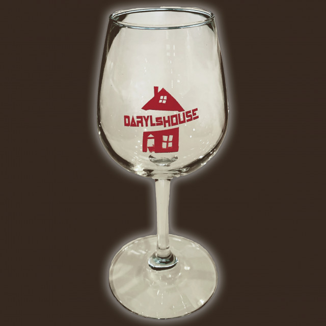 Daryl's House Logo Wine Glass 